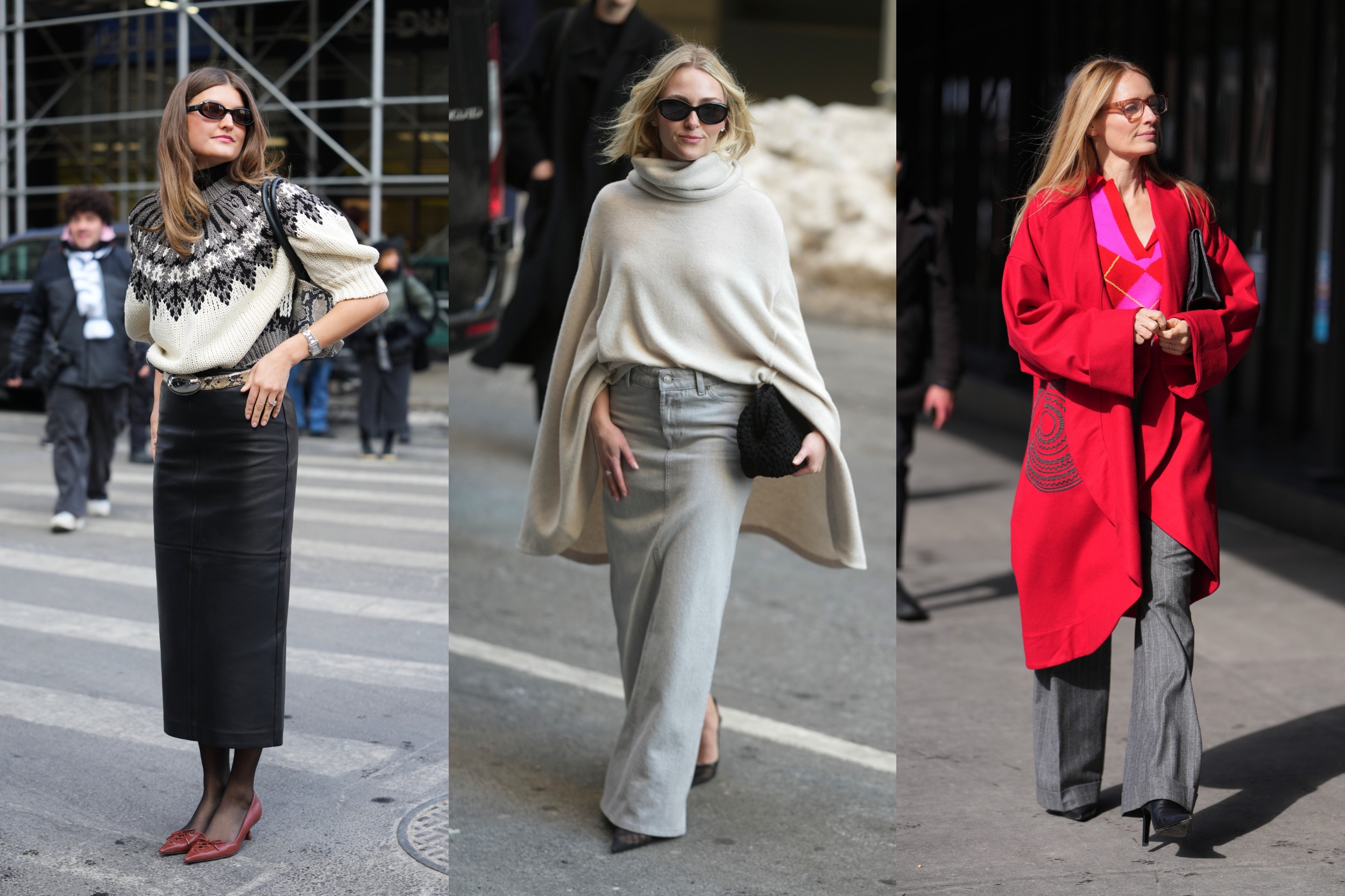 Modellek tavaszi pulóverben