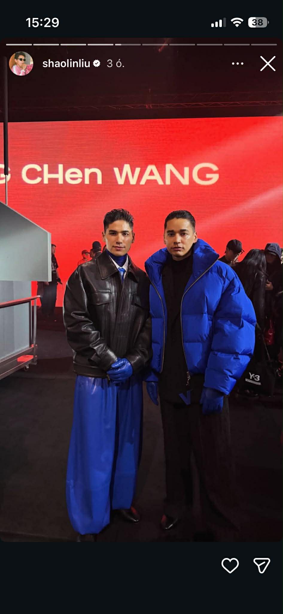 Liu testvérek a divatbemutatón