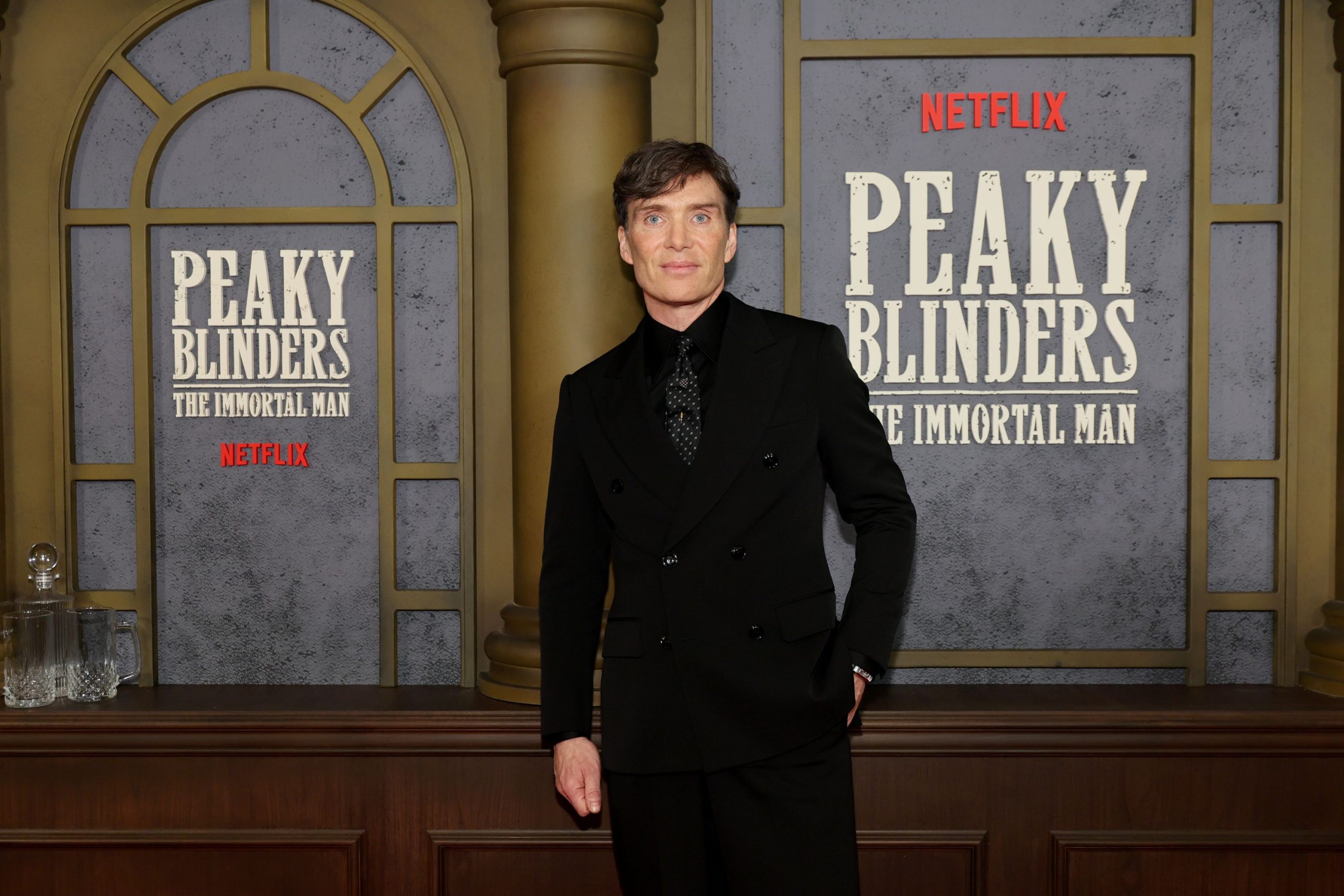 Cillian Murphy a Peaky Blinders film premierjén