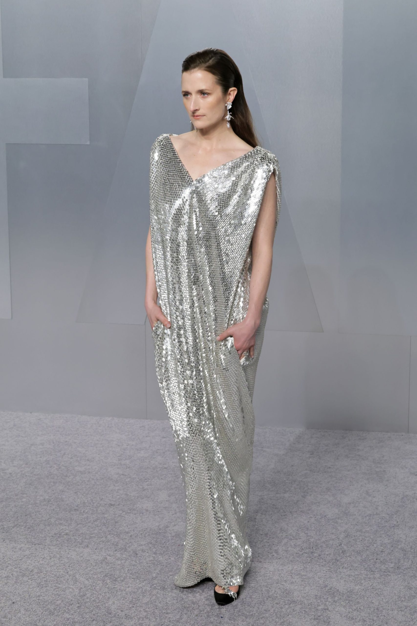 Grace Gummer az Oscar-partin