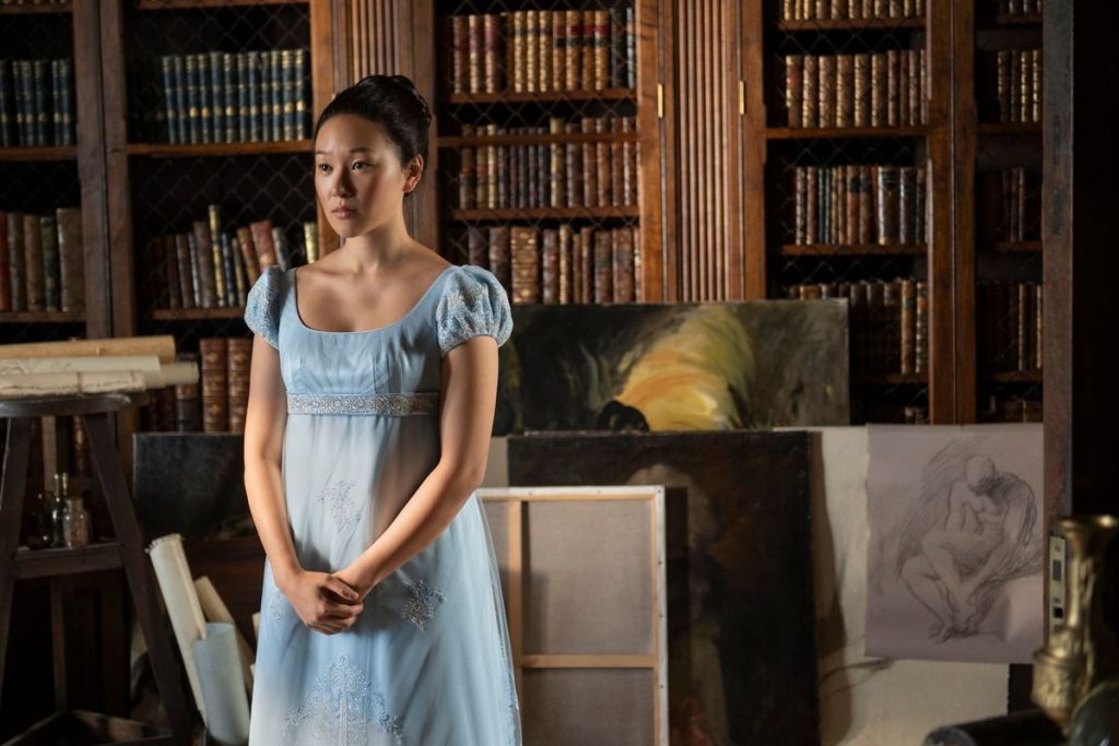 Jelenet a Bridgerton sorozat 4. évadából, Sophie