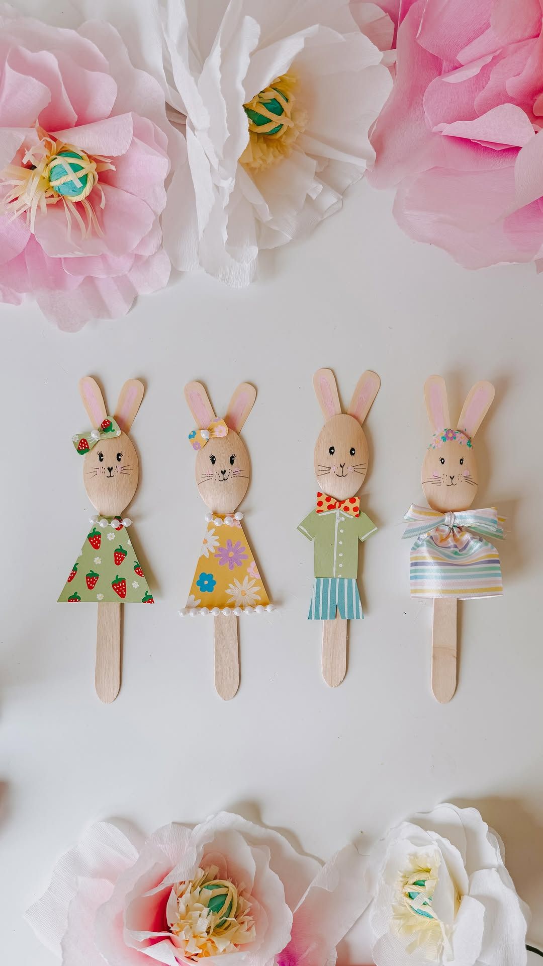 DIY Húsvéti dekoráció: nyuszik kanálból