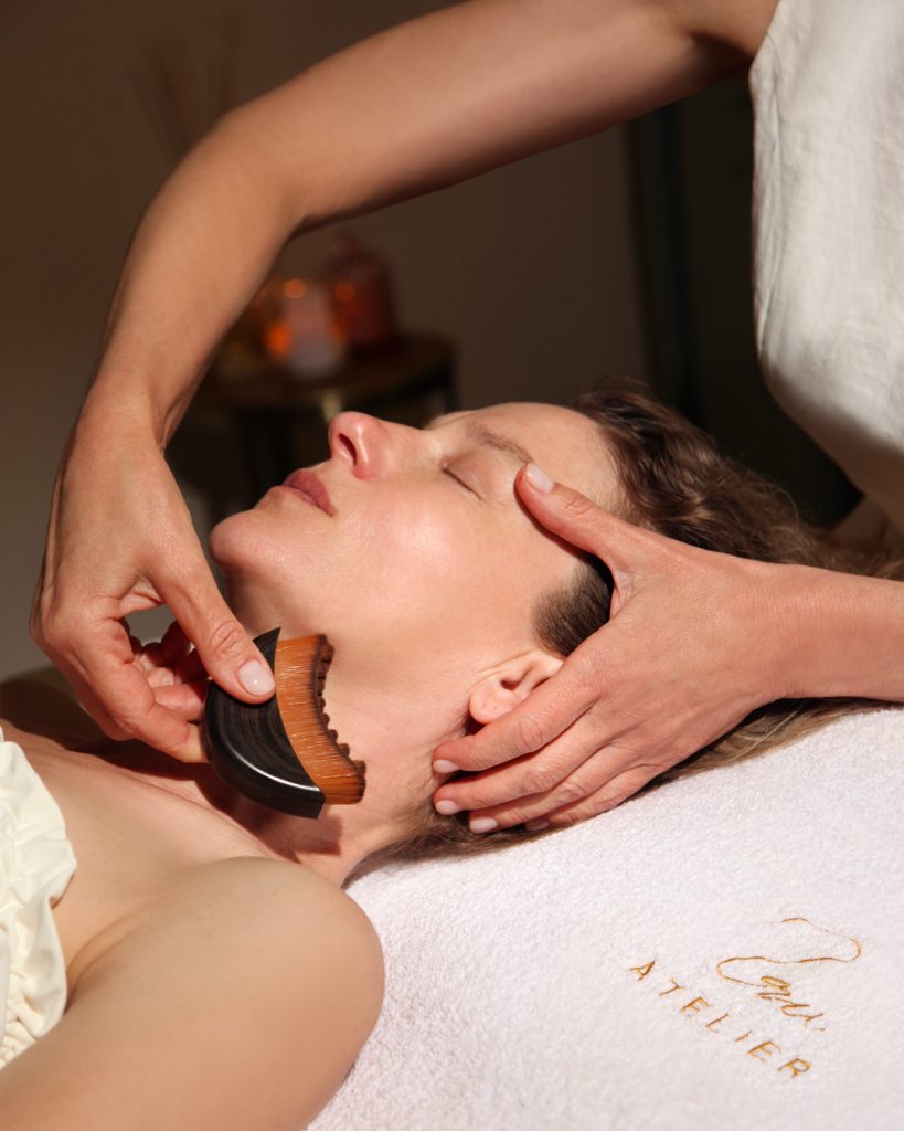 Nyirokstimuláló arckefe