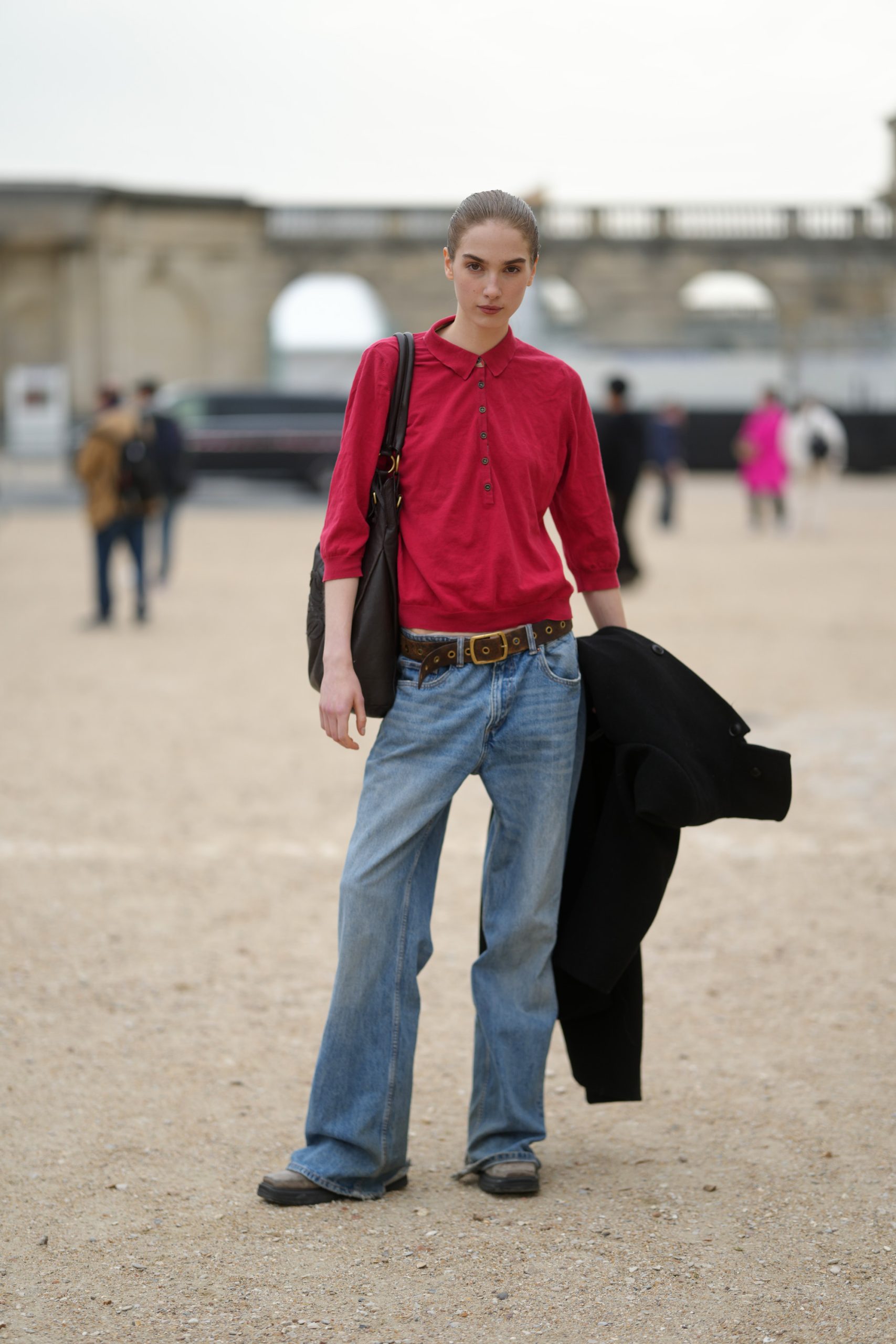 Modell 3/4-es ujjú felsőben