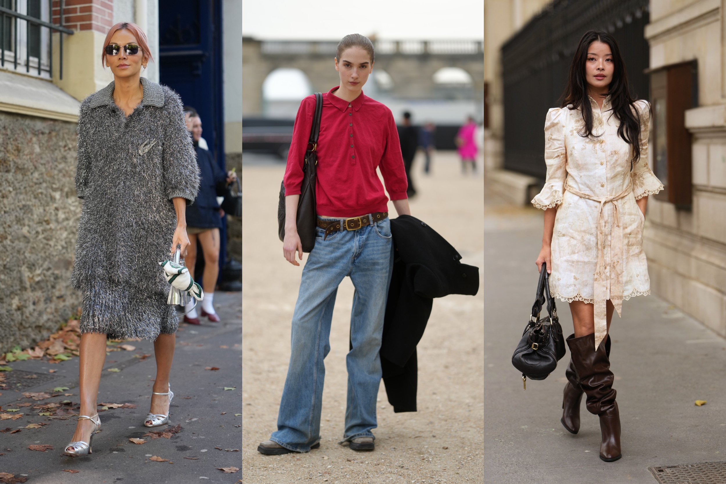 Modellek 3/4-es ujjú topban vonulnak