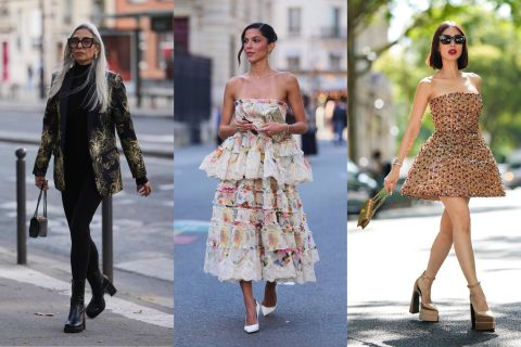 Modellek hímzett tavaszi szettben vonulnak