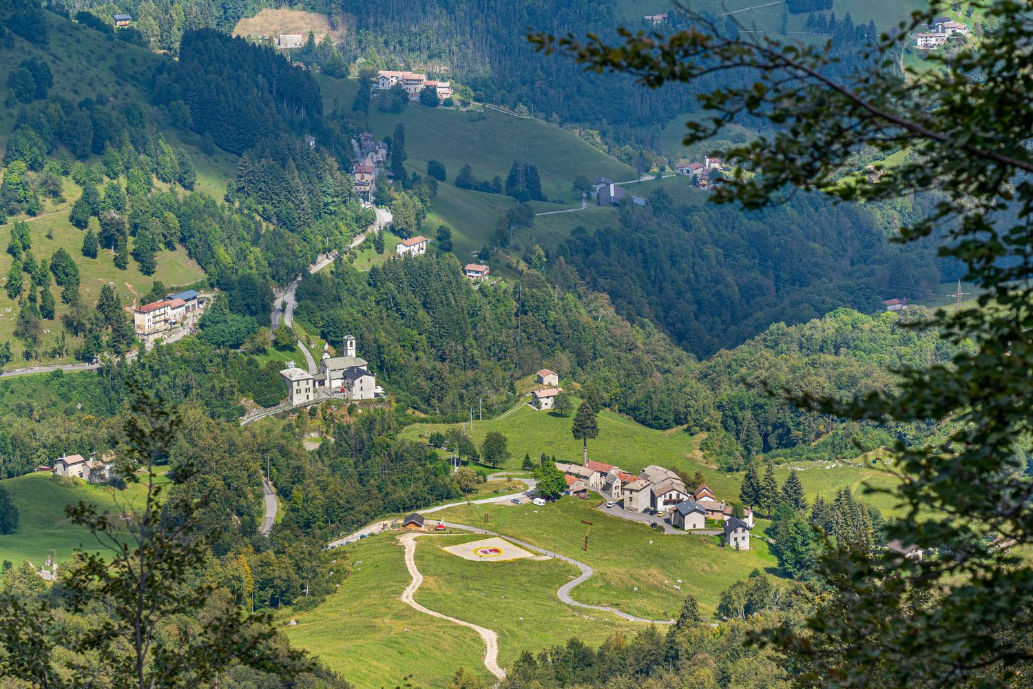 Morterone, Olaszország madártávlatból