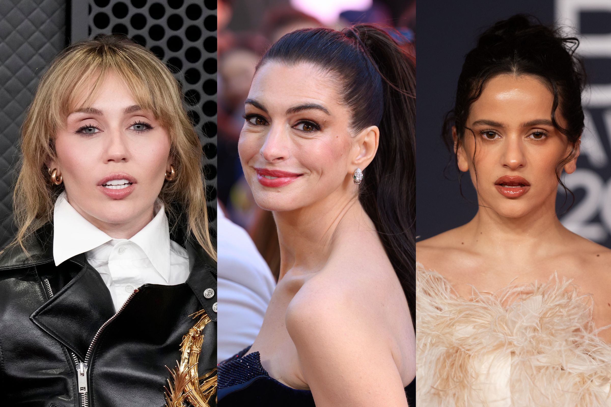 Miley Cyrus, Anne Hathaway, Rosalína