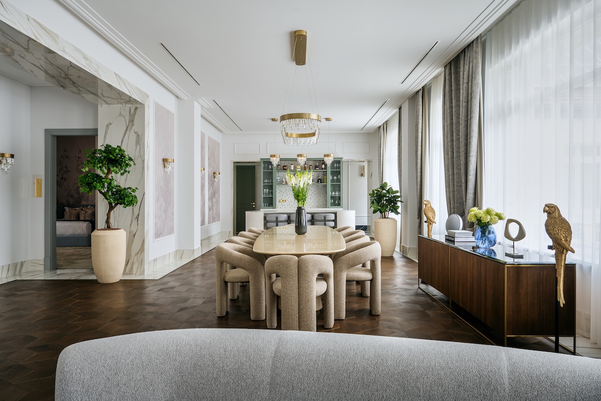 Az Avalon Luxury Villa étkezője
