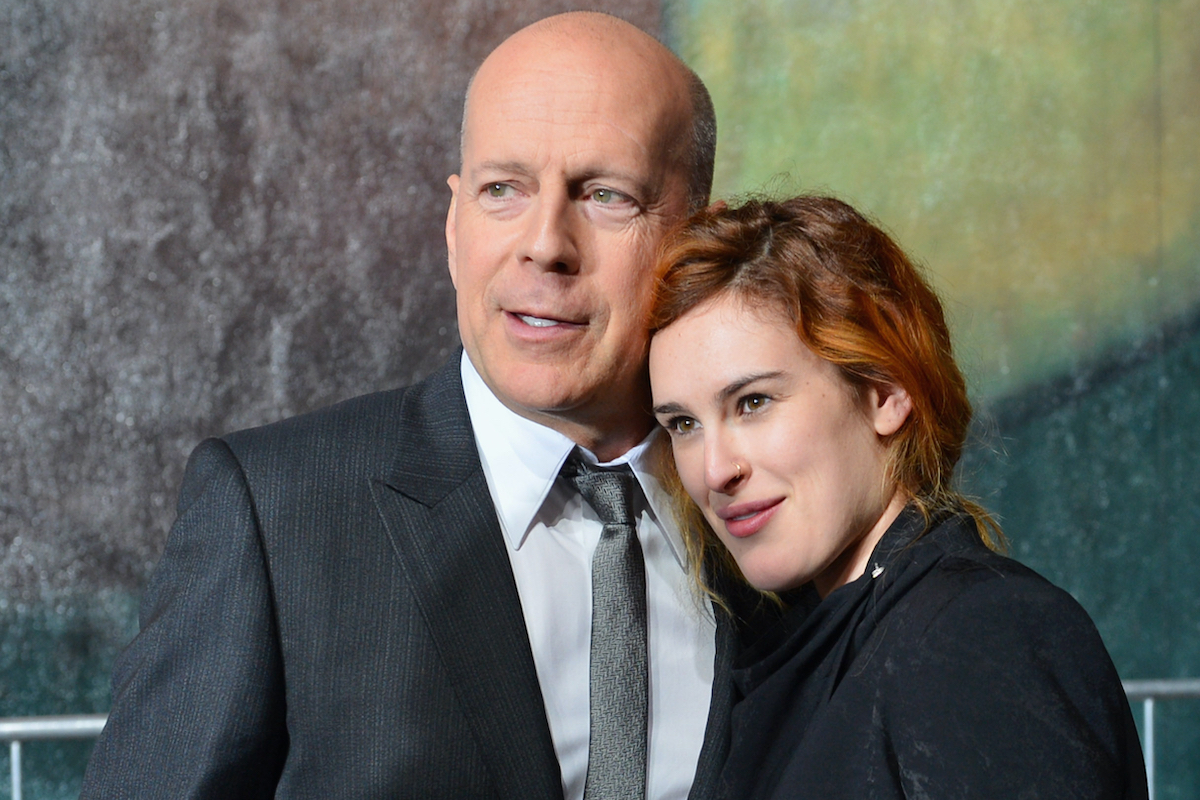 Bruce Willis és Rumer Willis közeli felvételen