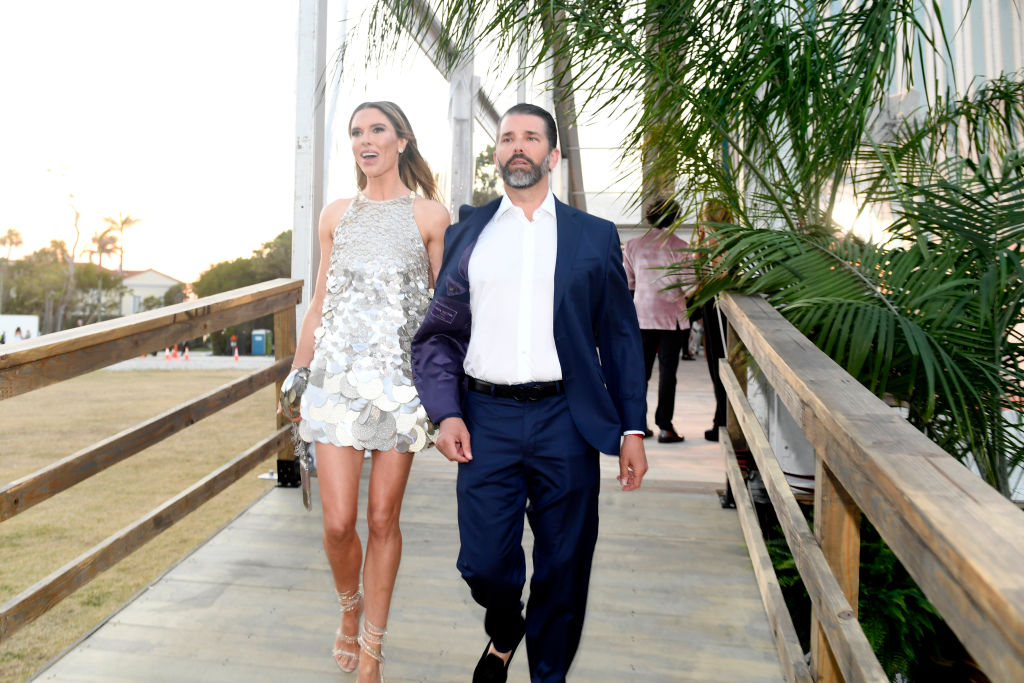 Donald Trump Jr és felesége, Bettina Anderson