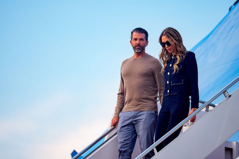 Donald Trump Jr és felesége, Bettina Anderson