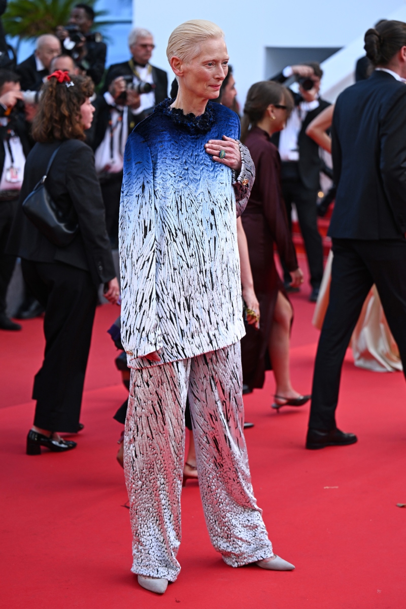 Tilda Swinton a cannes-i filmfesztiválon