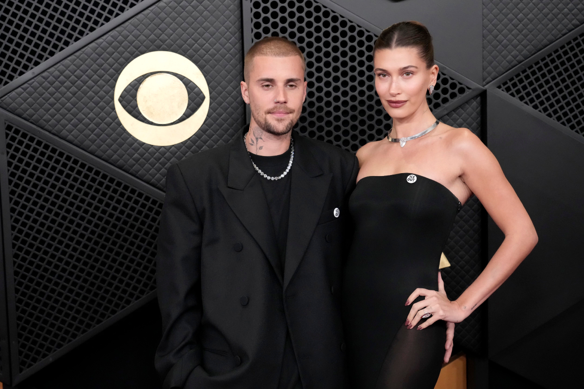 Hailey Bieber és Justin Bieber a 2026-os Grammy-gálán