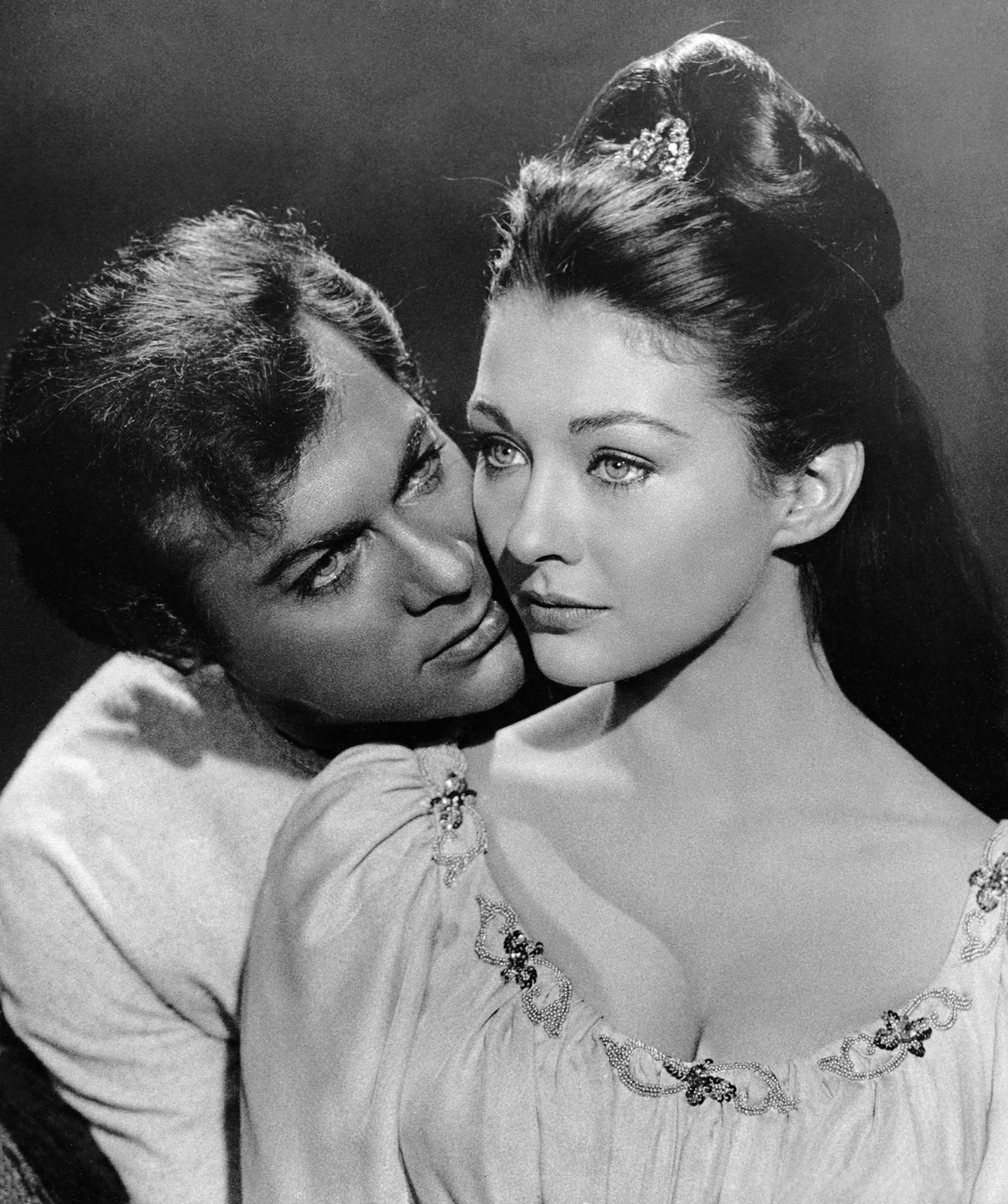 Christine Kaufmann színésznő és Tony Curtis a Tarasz Bulba c. filmben