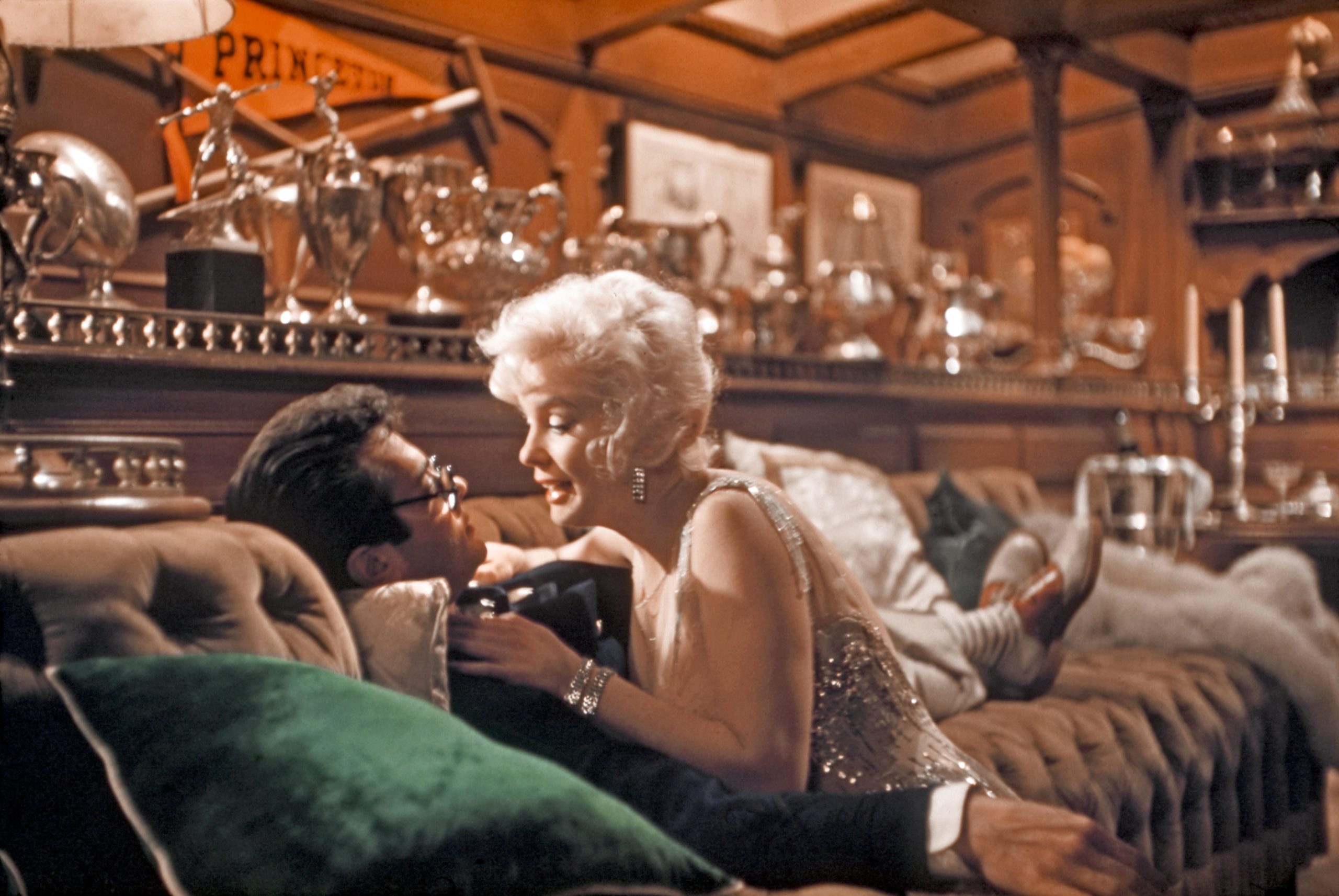 Tony Curtis és Marilyn Monroe a Van, aki forrón szereti c. filmben