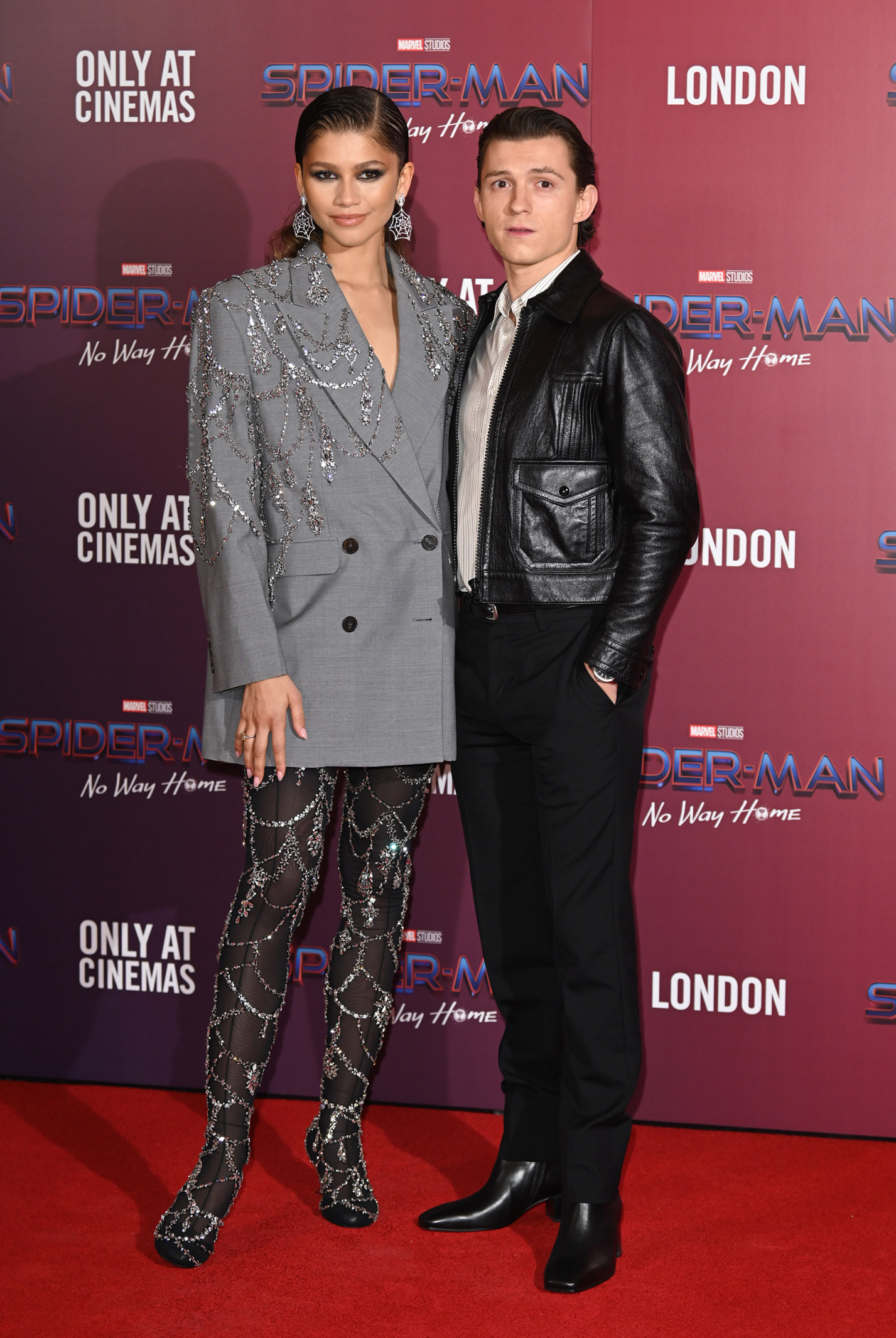 Tom Holland és Zendaya 2021 december Londonban