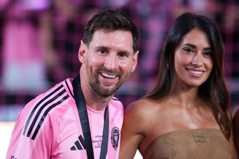 Lionel Messi és Antonella Rocuzzo