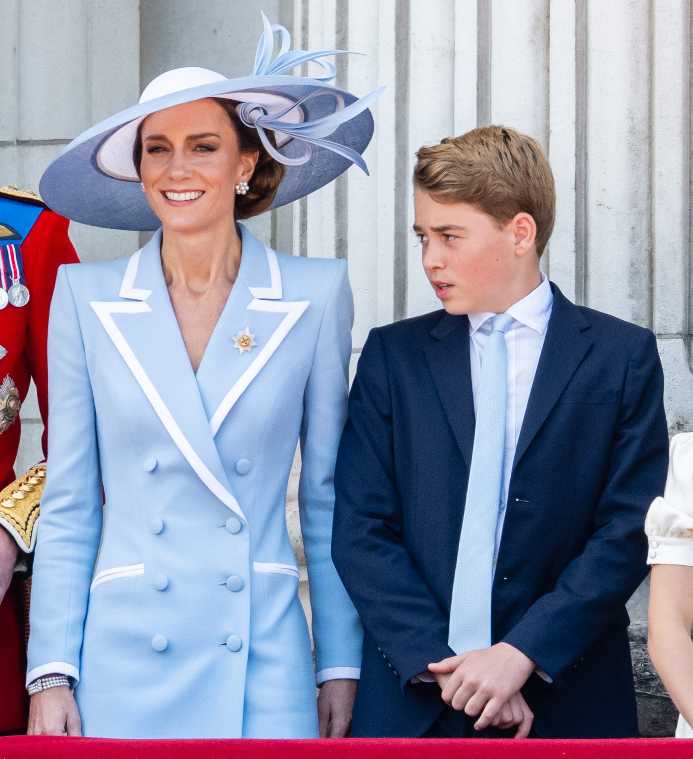Katalin György herceggel a Trooping the Colour ünnepségen