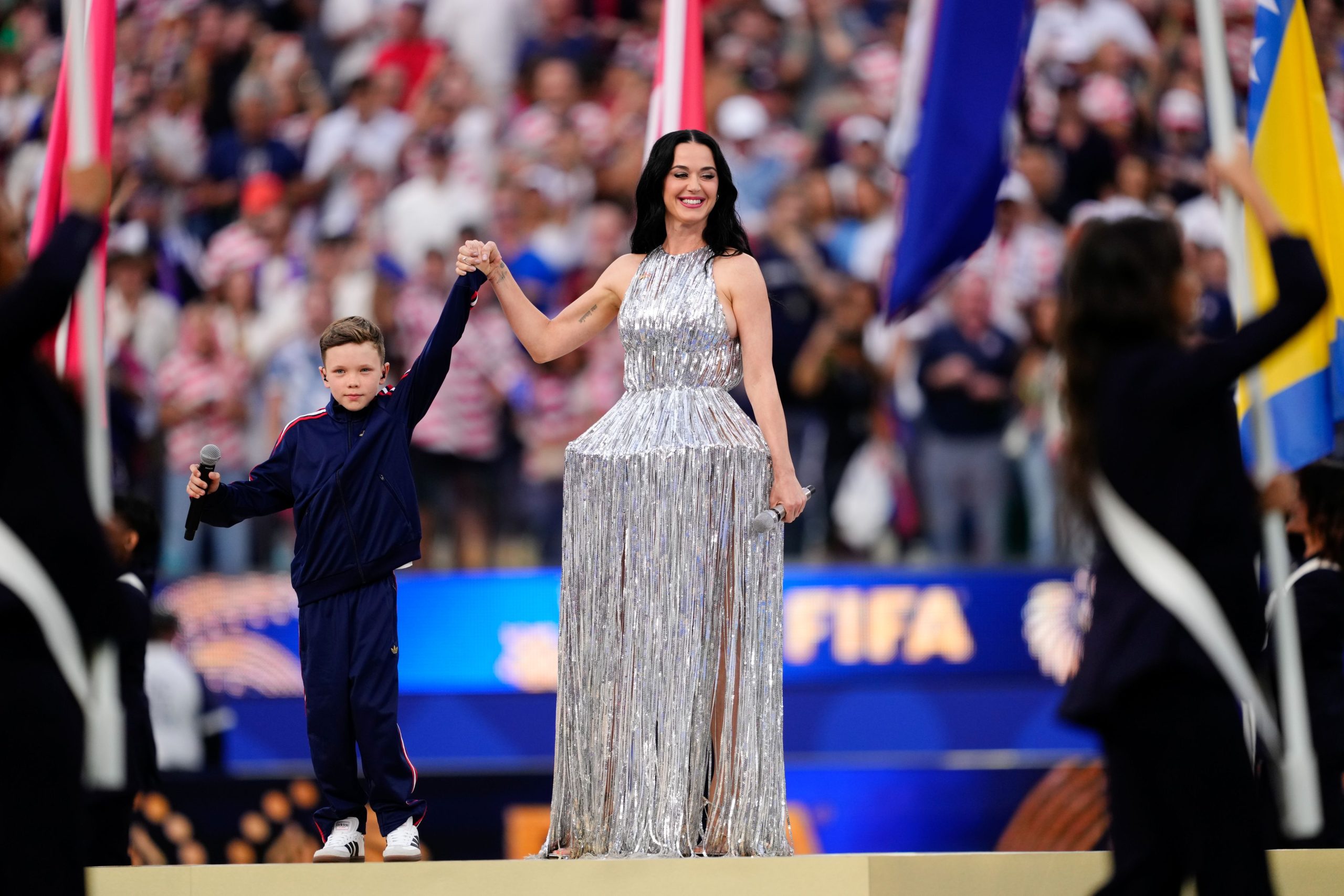 Katy Perry és Tius Luka a foci vb nyitóeseményén 2026-ban 1