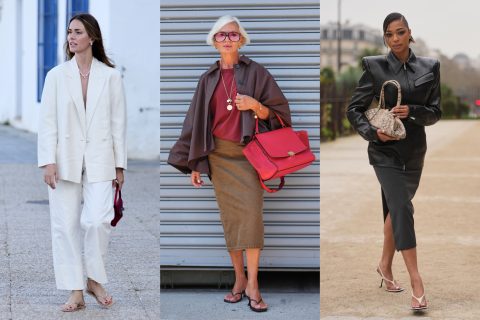 Divatinfluenszerek flip-flop papucsban pózolnak