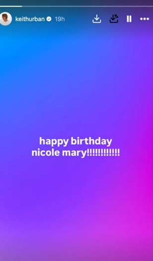 nicole-kidman-szuletesnap-keith-urban | Marie Claire Keith Urban üzenete
