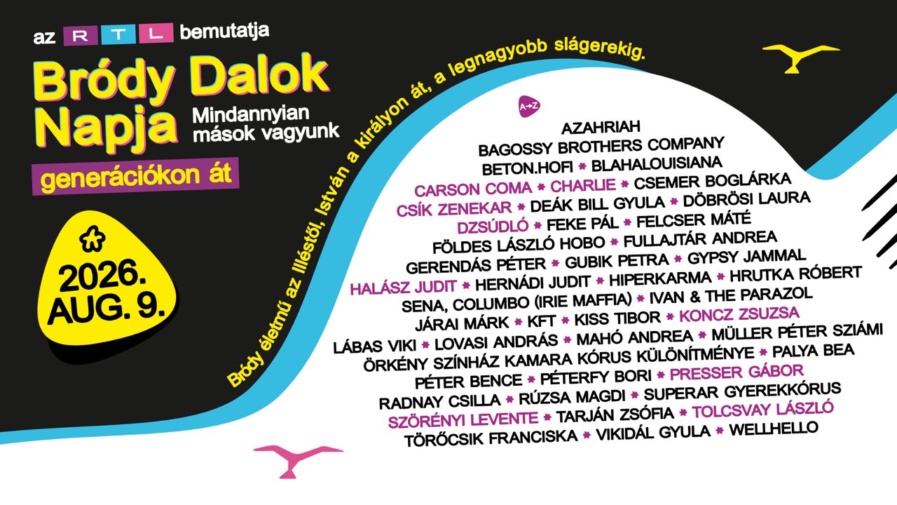 sziget-2026-brody-dalok-napja | Marie Claire Bródy dalok napja