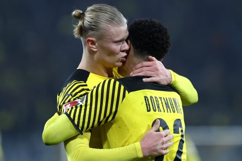 Jude Bellingham és Erling Haaland