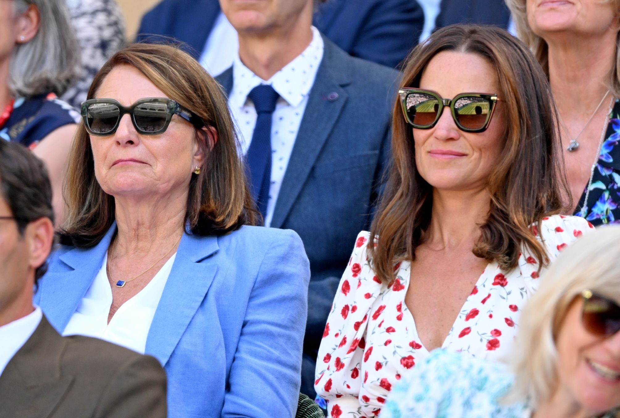 Pippa Middleton és édesanyja Wimbledonban