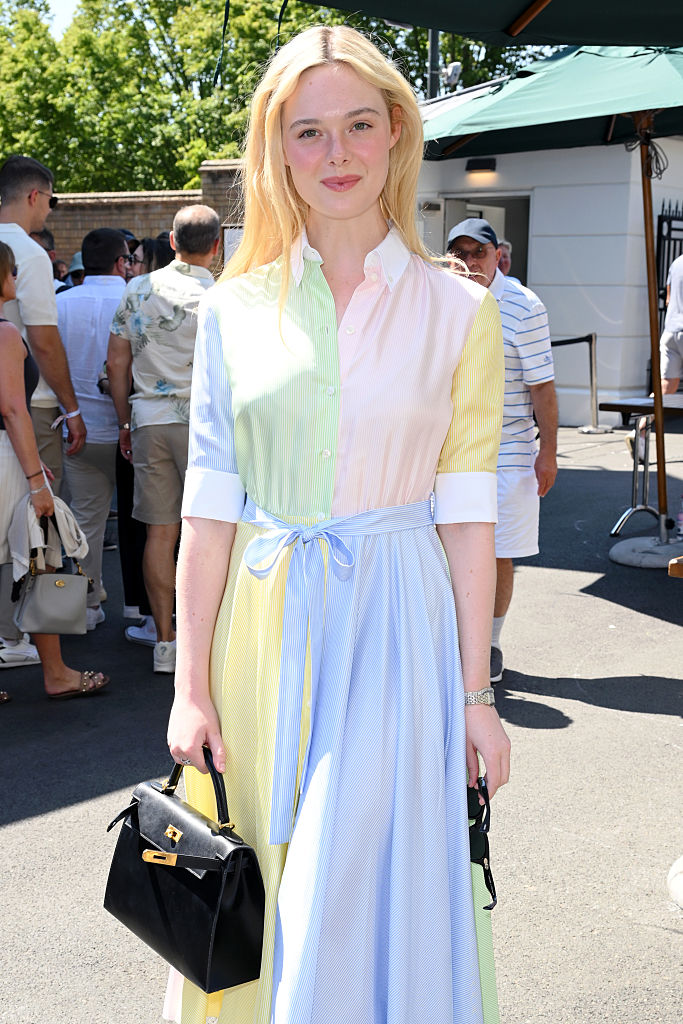 wimbledon-2026-legjobb-szettek-divat | Marie Claire Elle Fanning és fagyszínű ruhája