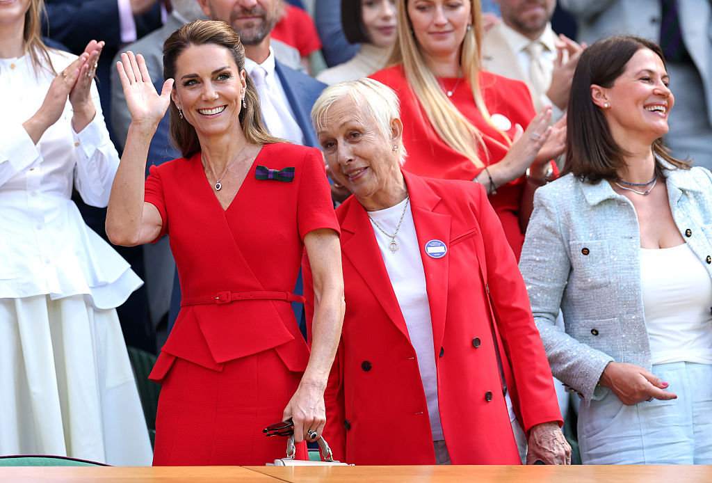 wimbledon-2026-legjobb-szettek-divat | Marie Claire Kate Middleton feltűnő pirosban