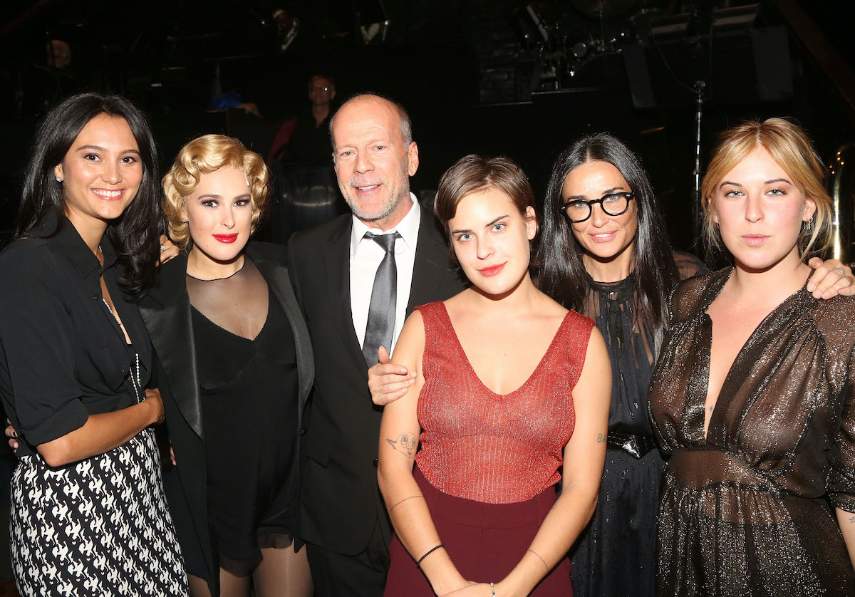 Bruce Willis családi felvételen