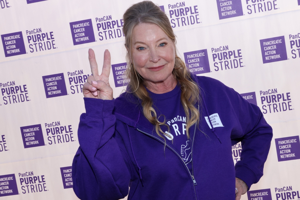 Lisa Niemi a hasnyálmirigyrák elleni PanCAN PurpleStride rendezvényén, 2024.