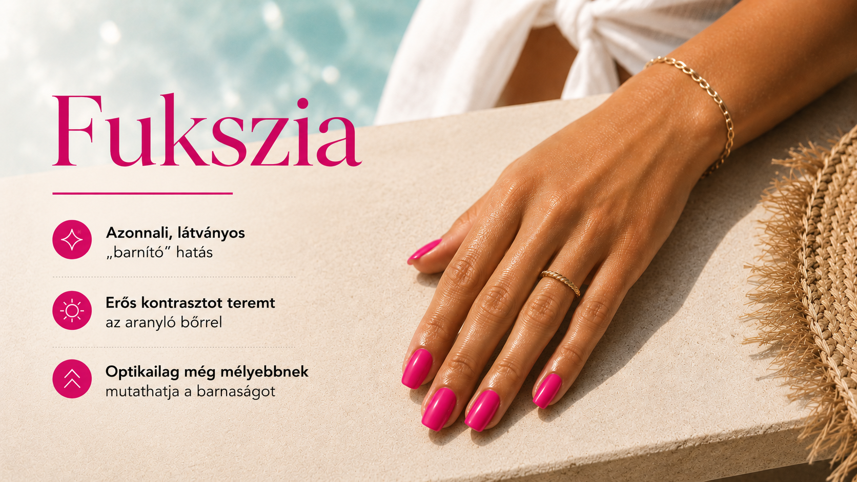 manikur-barna-borhoz | Marie Claire Fukszia manikűr