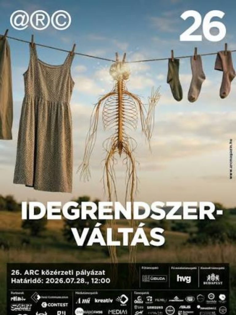 arc-idegrendszervalta-plakat | Marie Claire ARC 2026-os plakátkiállítás IDEGRENDSZERVÁLTÁS címmel plakátja