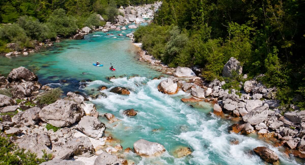 Soča (Isonzó) folyó