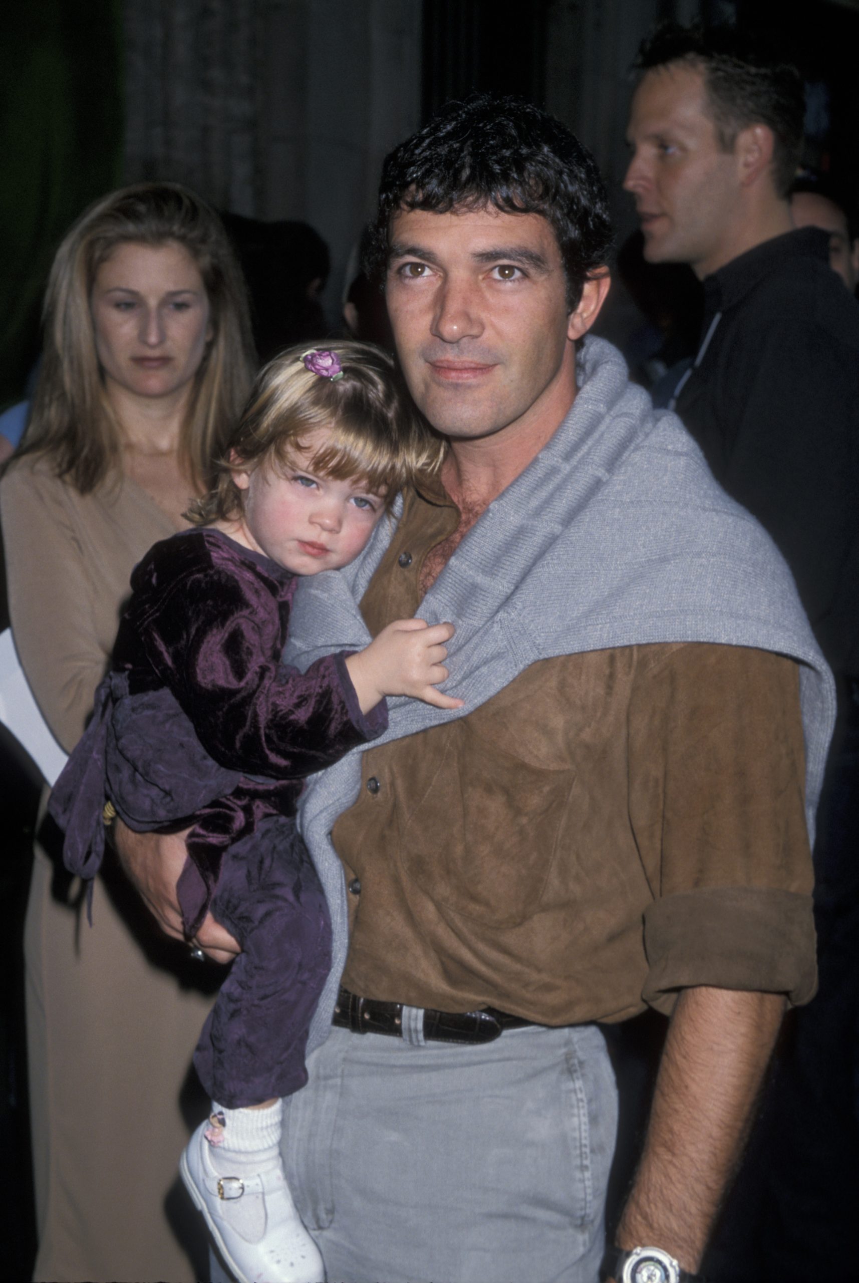 Antonio Banderas és lánya, Stella 1998-ban