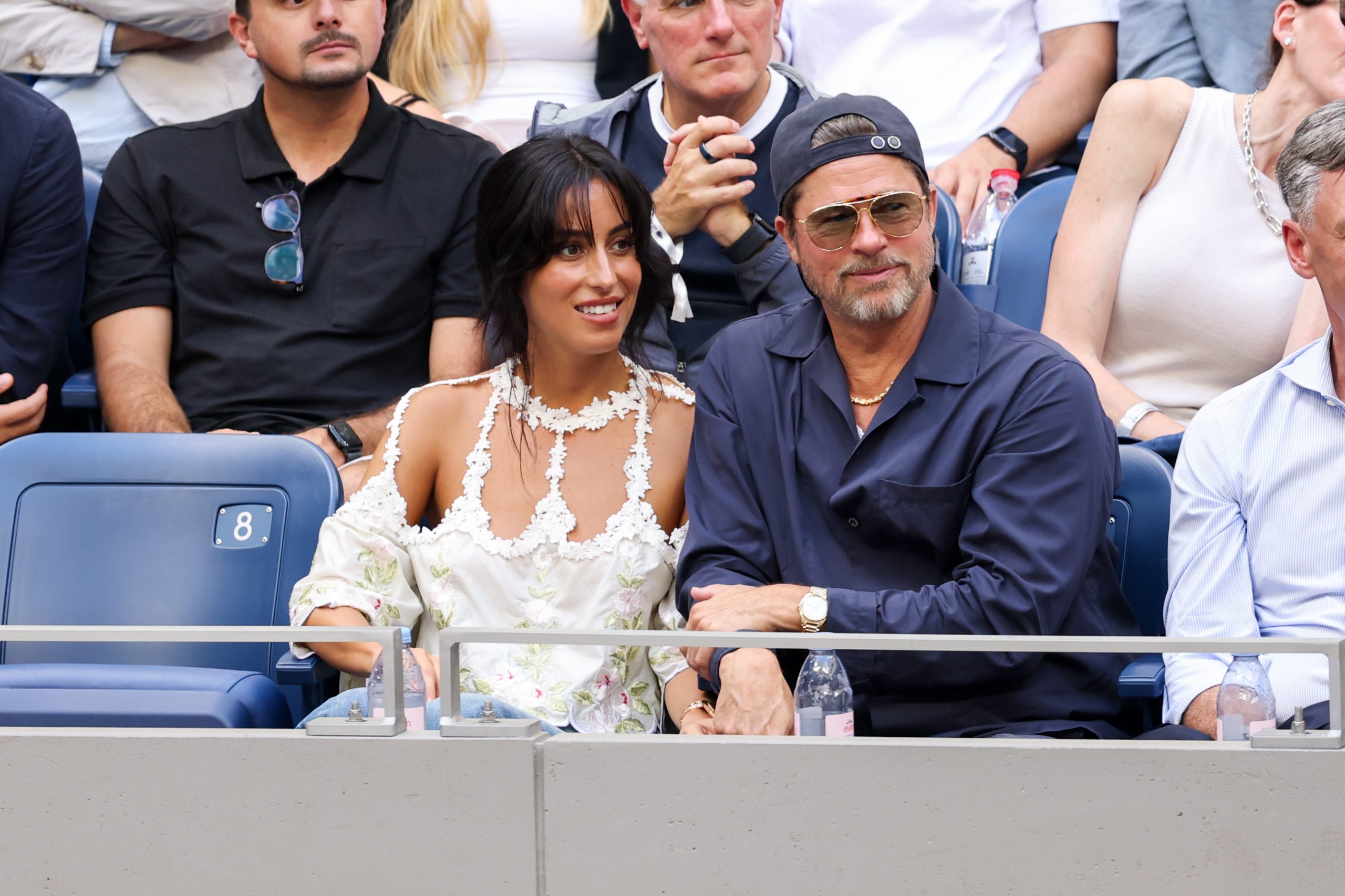 brad-pitt-baratnoje-ines-de-ramon-us-open | Marie Claire