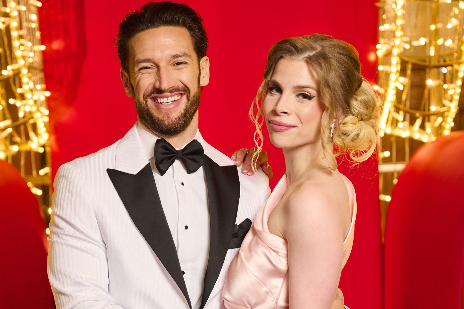 Shane Tusup és Nagy Viktória Zoé 2024-ben a Story-gálán a Madame Tussauds-ban